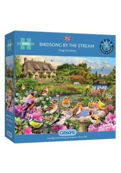 Puzzle 1000 Ptaki nad strumieniem