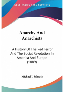 Anarchy And Anarchists