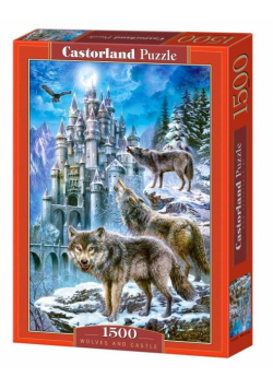Puzzle 1500 Wilki i zamek CASTOR