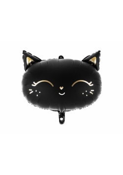 Balon foliowy Kotek 48x36cm czarny