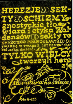 Literatura na świecie nr 4