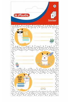 Naklejki A szkolne Lama