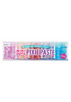 Klej z brokatem Mini Dots Pixie Paste 5 kolorów