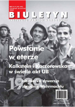 Biuletyn Powstanie w eterze Nr 8 i 9