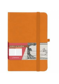 Notes A6 Kratka Secesja Pomarańczowy ANTRA