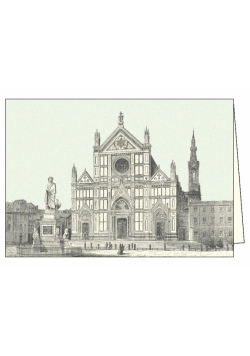 Karnet z kopertą ITW 009 Firenze Basilica S. Croce