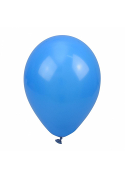 Balony pastelowe jednokolorowe niebieskie 24cm 10s