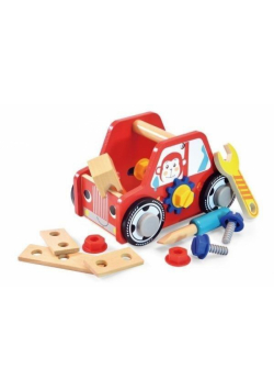 Drewniana skrzynka z narzędziami - Auto