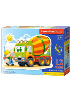 Puzzle 12 maxi Betoniarka CASTOR