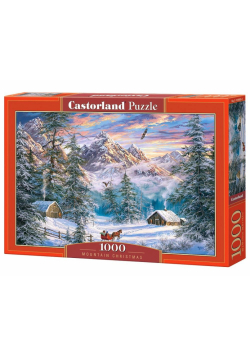 Puzzle 1000 Mountain Christmas CASTOR