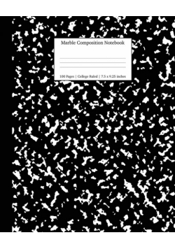 Marble Composition Notebook College Ruled