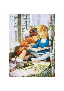 Karnet B6 z kopertą Children Reading