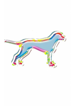 Dog  Art themed  Blank  creative  journal