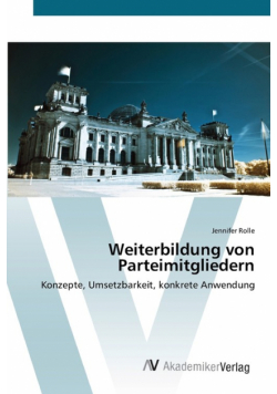 Weiterbildung von Parteimitgliedern