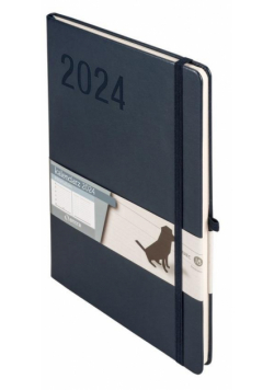 Kalendarz 2024 Minimalizm B5 TNS granatowy