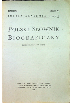 Polski słownik biograficzny Zeszyt 102