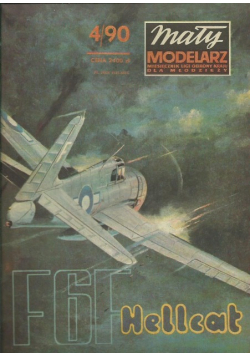 Mały modelarz nr 4 Samolot myśliwski Grumman F6 F3 HELLCAT