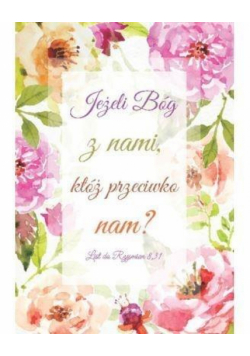 Magnes na lodówkę - Jeżeli Bóg z nami...