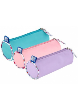 Piórnik tuba Floral pastel mix OXFORD