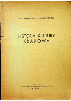 Historia kultury Krakowa