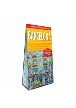 Barcelona laminowany map&guide 2w1: przewodnik i mapa