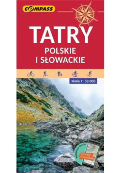 Mapa tur. - Tatry Polskie i Słowackie 1:50 000