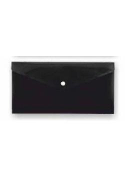 Koperta na zatrzask B6/DL PP-115 czarna PENMATE