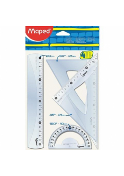 Zestaw Start Medium lin/2 ekier/kątom MAPED