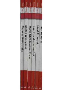 Wielcy Polacy Tom 1 do 6