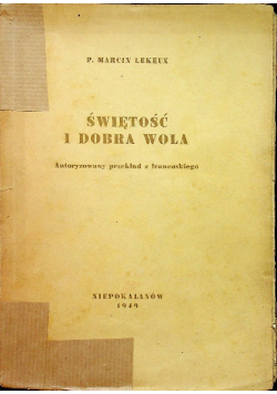 Świętość i Dobra Wola 1939r