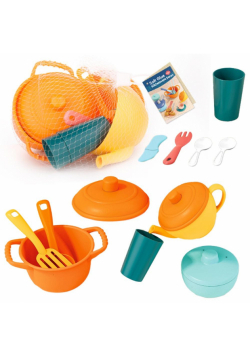 Zestaw naczyń plastikowych - 11el
