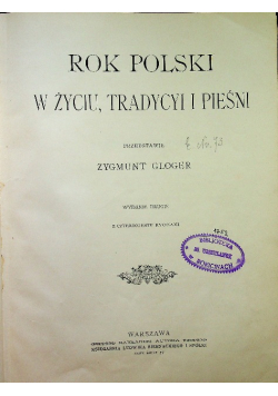 Rok polski w życiu tradycyi i pieśni 1905 r.