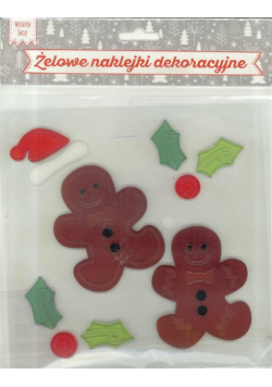 Żelowe naklejki dekoracyjne - BN ciasteczka
