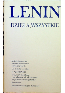 Lenin dzieła wszystkie 1