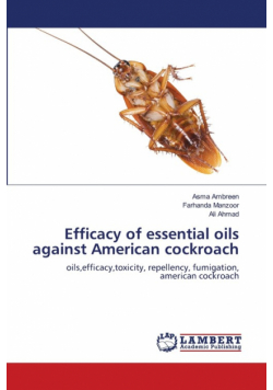 Efficacy of essential oils against American cockroach