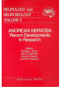 Anorexia Nervosa Recent Developments in Research