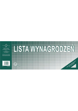 Lista wynagrodzeń 1/2 A3