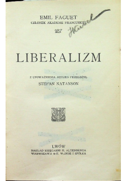 Liberalizm 1909 r.