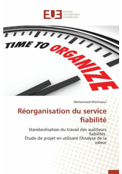 Réorganisation du service fiabilité