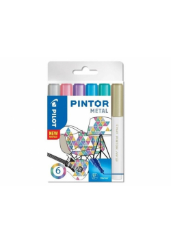 Marker permanentny Pintor Metal 6 kolorów PILOT