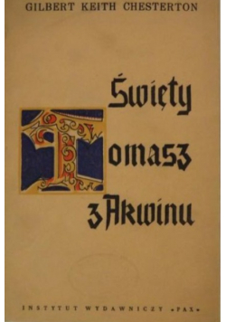 Święty Tomasz z Akwinu