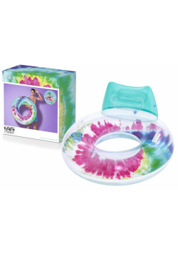 Dmuchane koło do pływania Tie Dye 118cm