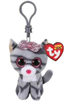 Beanie Boos Kiki - szary kot brelok