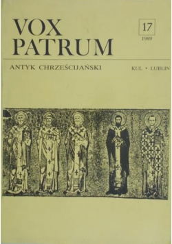 Vox Patrum Antyk chrześcijański 17 1989 r