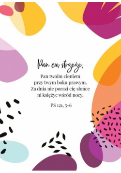 A Kartka składana - Pan Cię strzeże