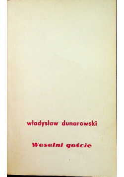 Weselni goście