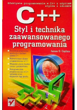 C + + Styl i technika zaawansowanego programowania