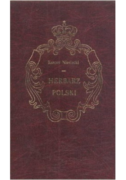 Herbarz Polski tom IV reprint z 1839r