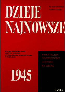 Dzieje najnowsze 4