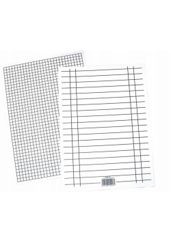 Liniuszek A5 kratka/linia 170g (10szt)